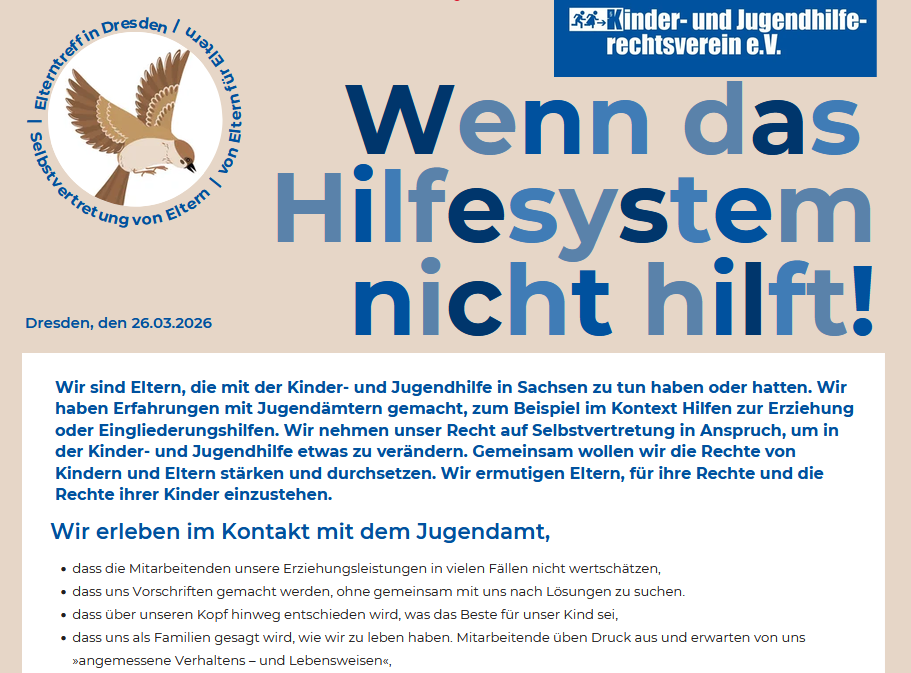kleines Foto des Positionspapiers der Kritischen Eltern